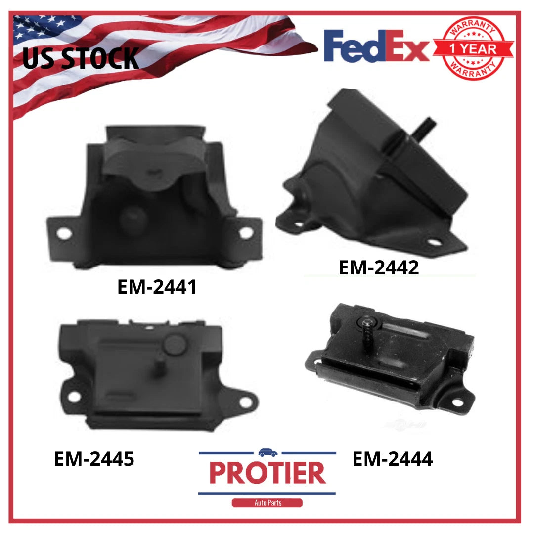 Engine Mount Set 4pcs For FORD SPORT UTILITY L6 FORD VAN L6 Cyl 4.9 1984-74 6B93BC-57