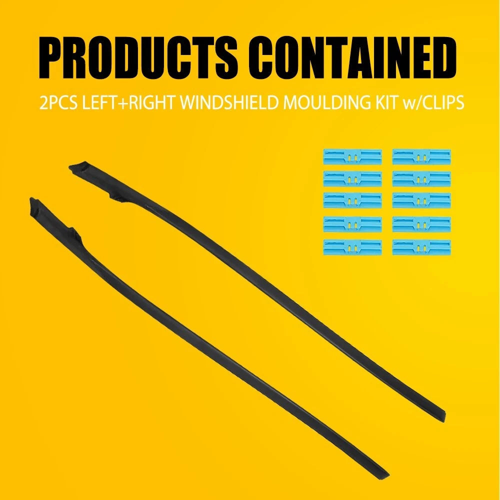 For Lexus IS250 IS350 Windshield Moulding Kit W/Clips Left & Right 2006-2013 EOA 6B93BC-57