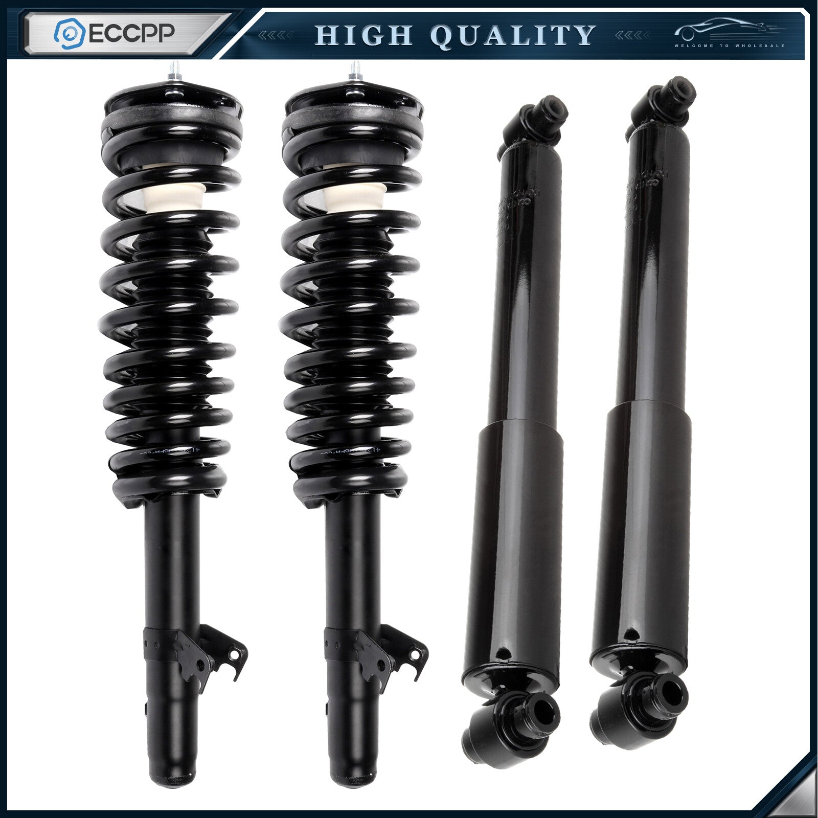 Quick Complete Struts Assembly Shocks Absorber For 2003-2008 Mazda 6 w/ Spring 6B93BC-57
