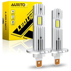 2X AUXITO H1 LED Headlight High Low Bulb Kit 20000LM 6500K White ERROR FREE EOA AUXITO