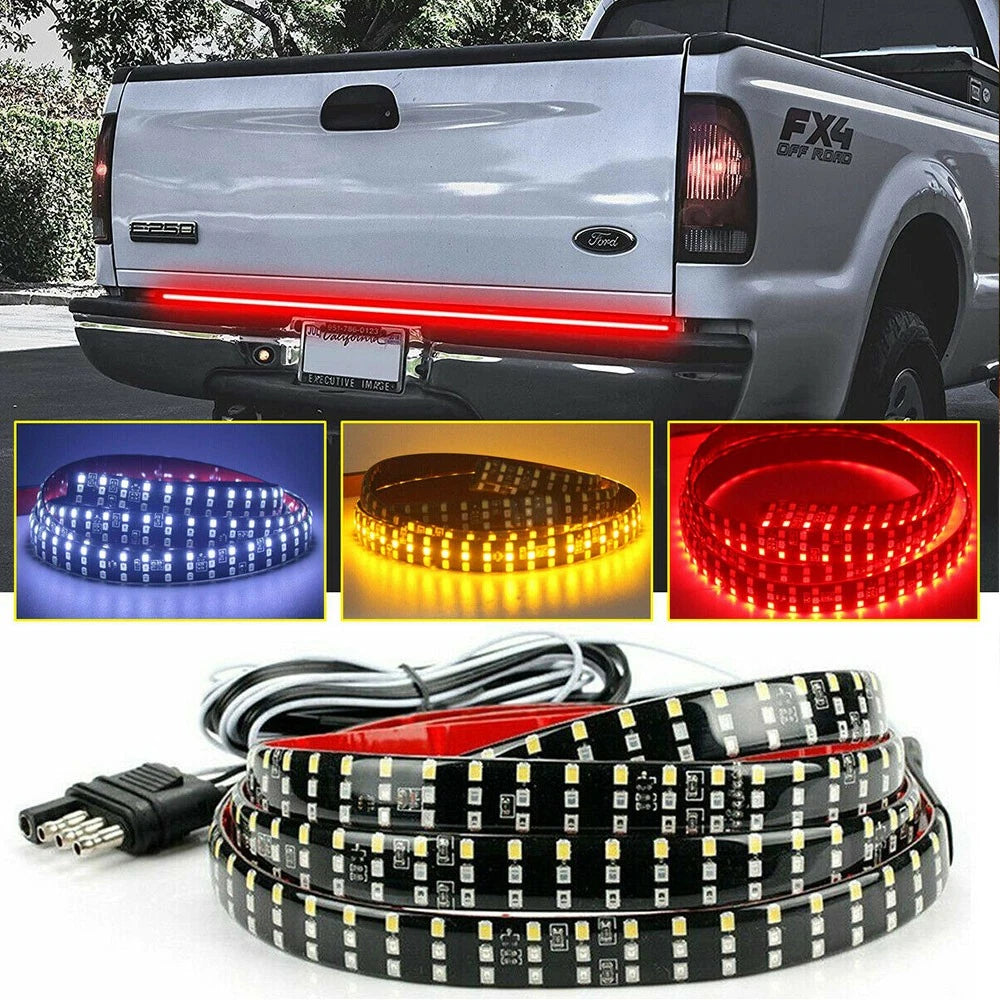 60" LED STRIP TAILGATE LIGHT BAR REVERSE BRAKE SIGNAL FOR CHEVY FORD DODGE USEOA 6B93BC-57