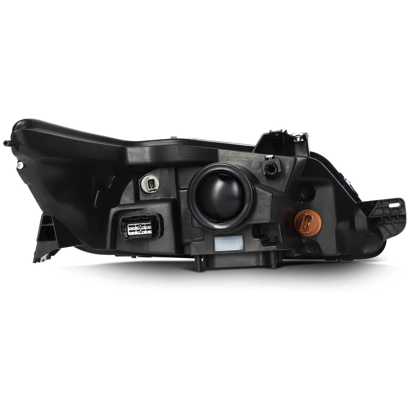 Driver Left Side Headlight Assembly For 2010-2012 Ford Taurus 3.5L Black Amber 6B93BC-57
