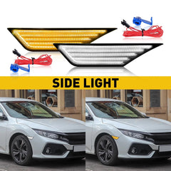 Switchback Sequential Turn Signal Side LED Marker Light For Civic Honda 2016-21 6B93BC-57