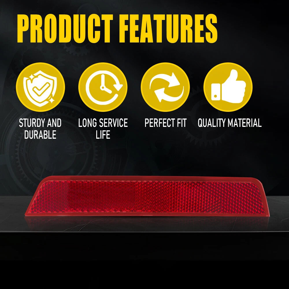 Rear Driver Bumper Reflector For 2010-17 Chevrolet Equinox 25803057 GM1184110 EA 6B93BC-57