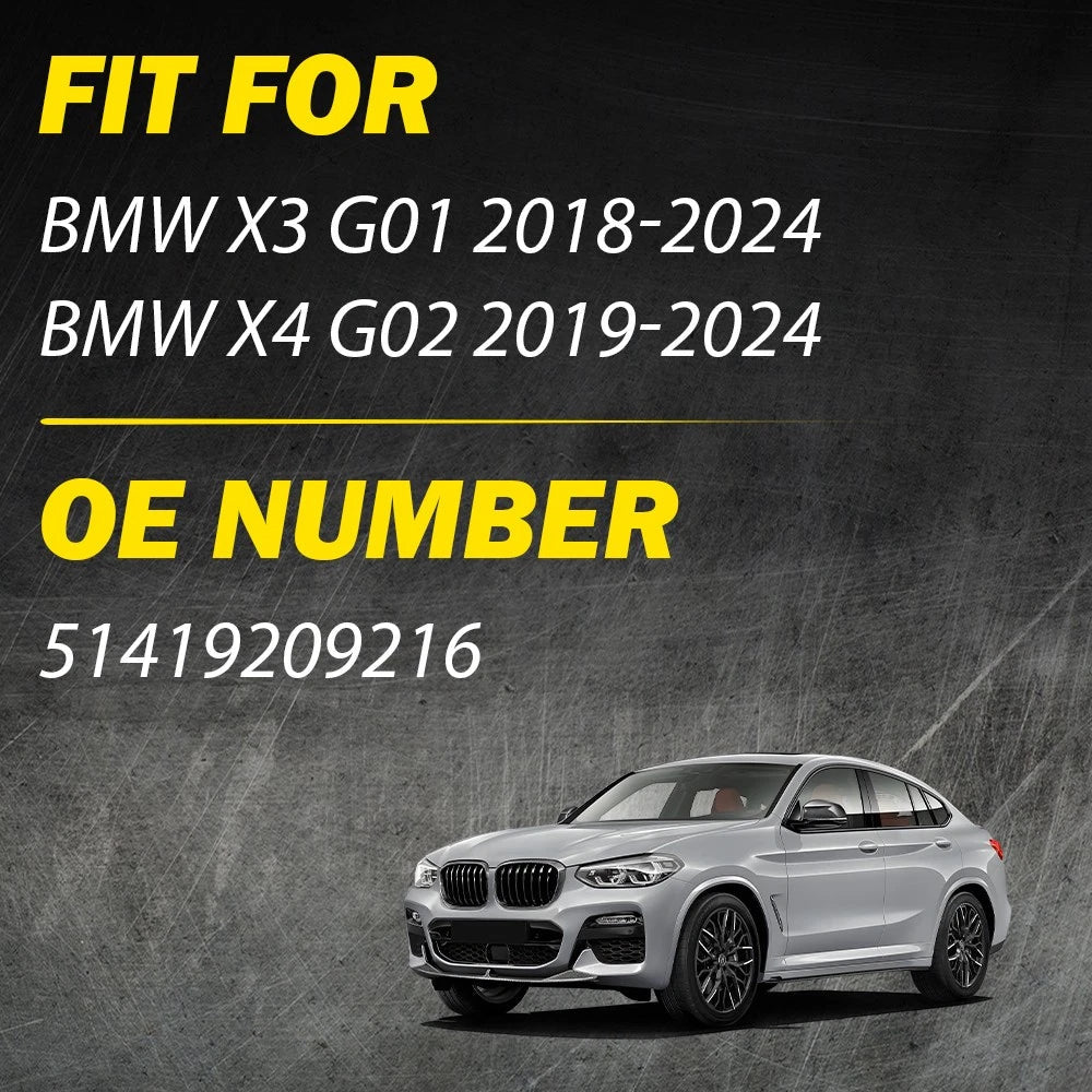 4X For BMW X3 G01 X4 G02 2018-24 Left Right Inner Door Handle Pull Trim Covers A 6B93BC-57