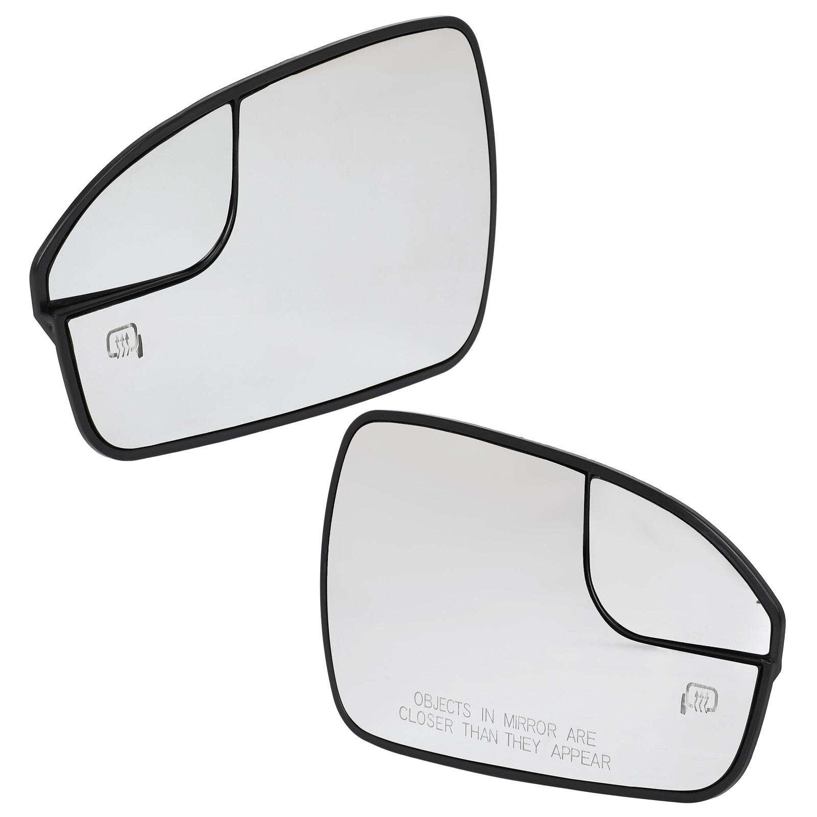 Heated Mirror Glass W/ Plate For 2013-20 Ford Fusion Left & Right Side View KOEEP