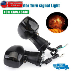 Front Turn Signal Lights For KAWASAKI NINJA 250R/500R KLE 250/400/500 Z750 ZR-7S