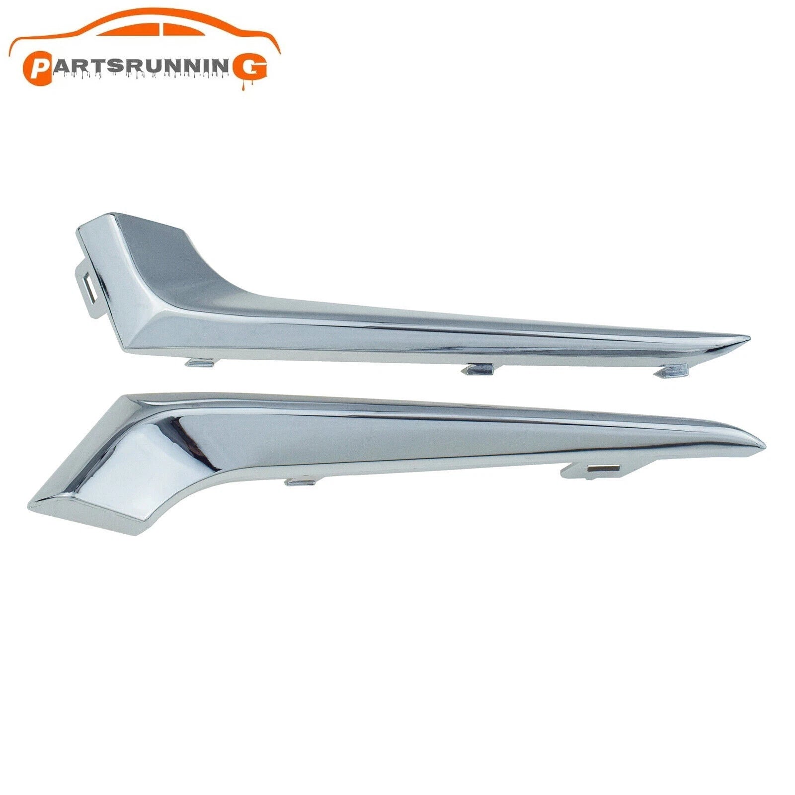 2PCS Front Left & Right Side Bumper Trim For 2016-2018 Chevy Malibu 23478373 6B93BC-57