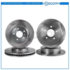 Front Rear Brake Discs Rotors For 2006-10 Chevrolet Impala 3.9L 6B93BC-57