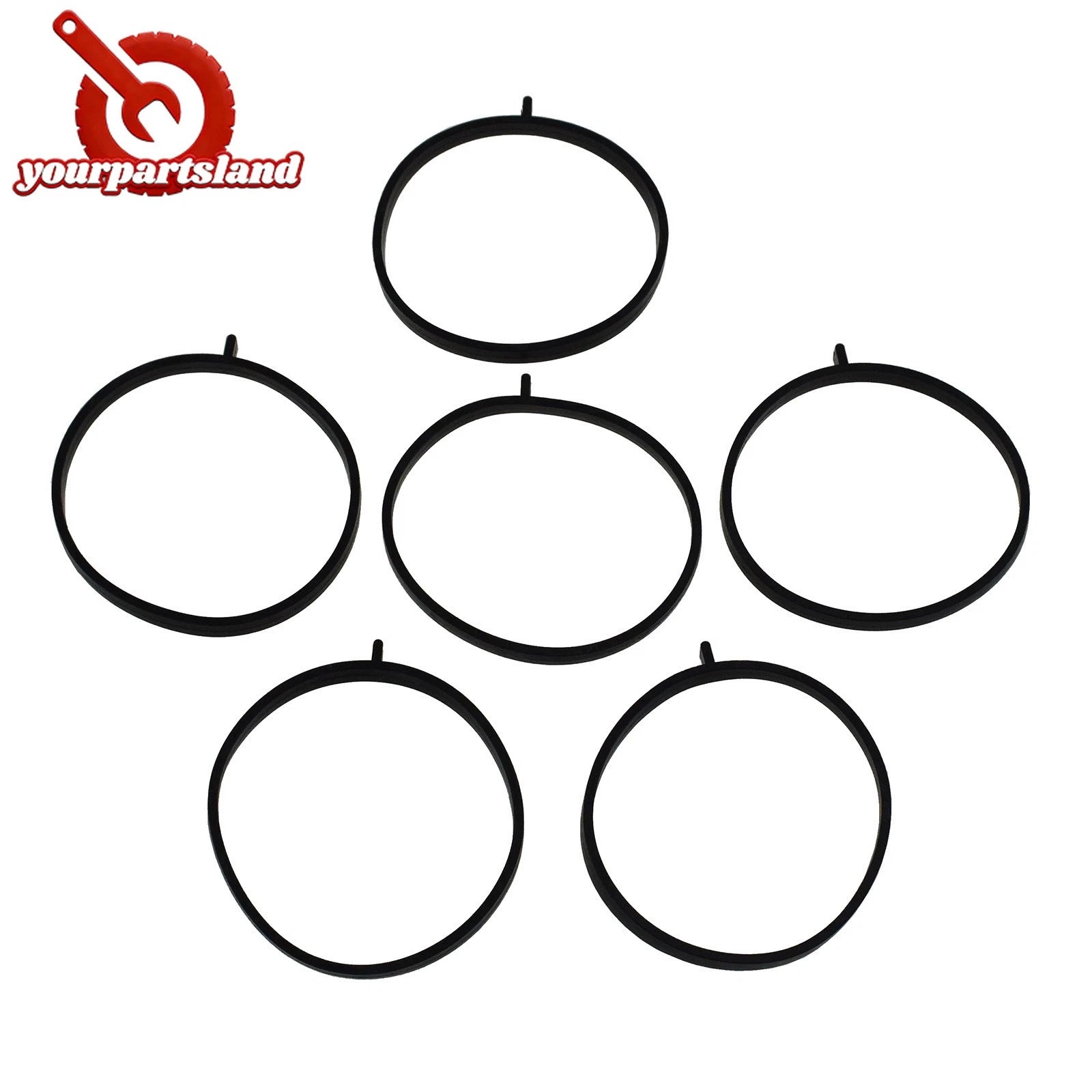 6PC Engine Intake Manifold Gasket For Porsche Cayenne 92A Macan 95B Panamera 970 6B93BC-57
