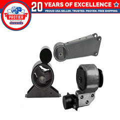 Engine Motor Mount 3PCS Set Compatible for 1996 Hyundai Accent 1.5L DOHC 6B93BC-57