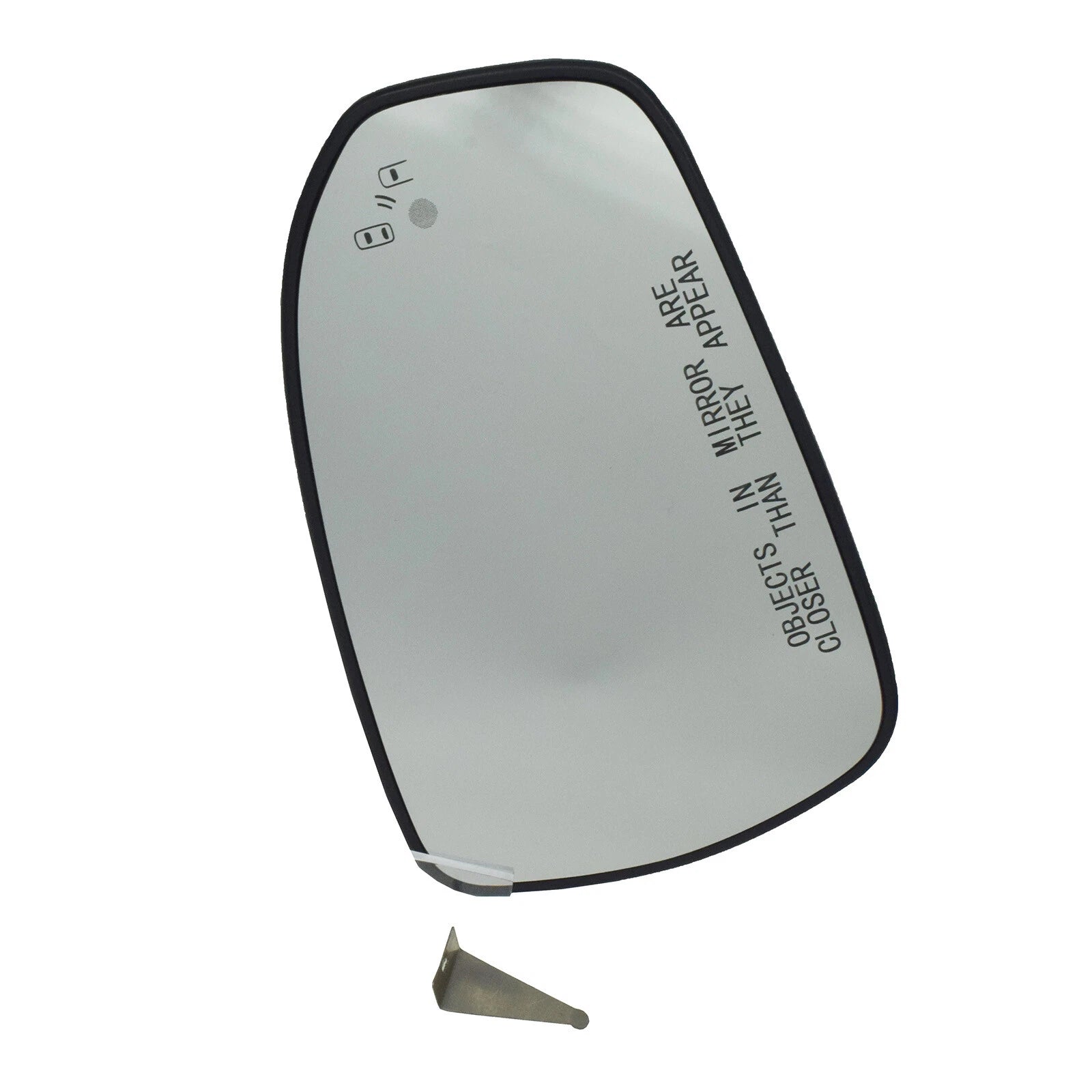Right Heated Side View Mirror Glass W/ Blind Spot Monitor For Ford Fusion 13-20 6B93BC-57