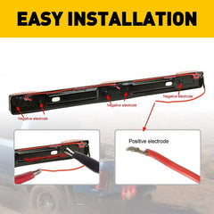 For 99-10 Ford F350 Red Amber LED Dually Fender Marker Lights w/ ID Tail Light 6B93BC-57