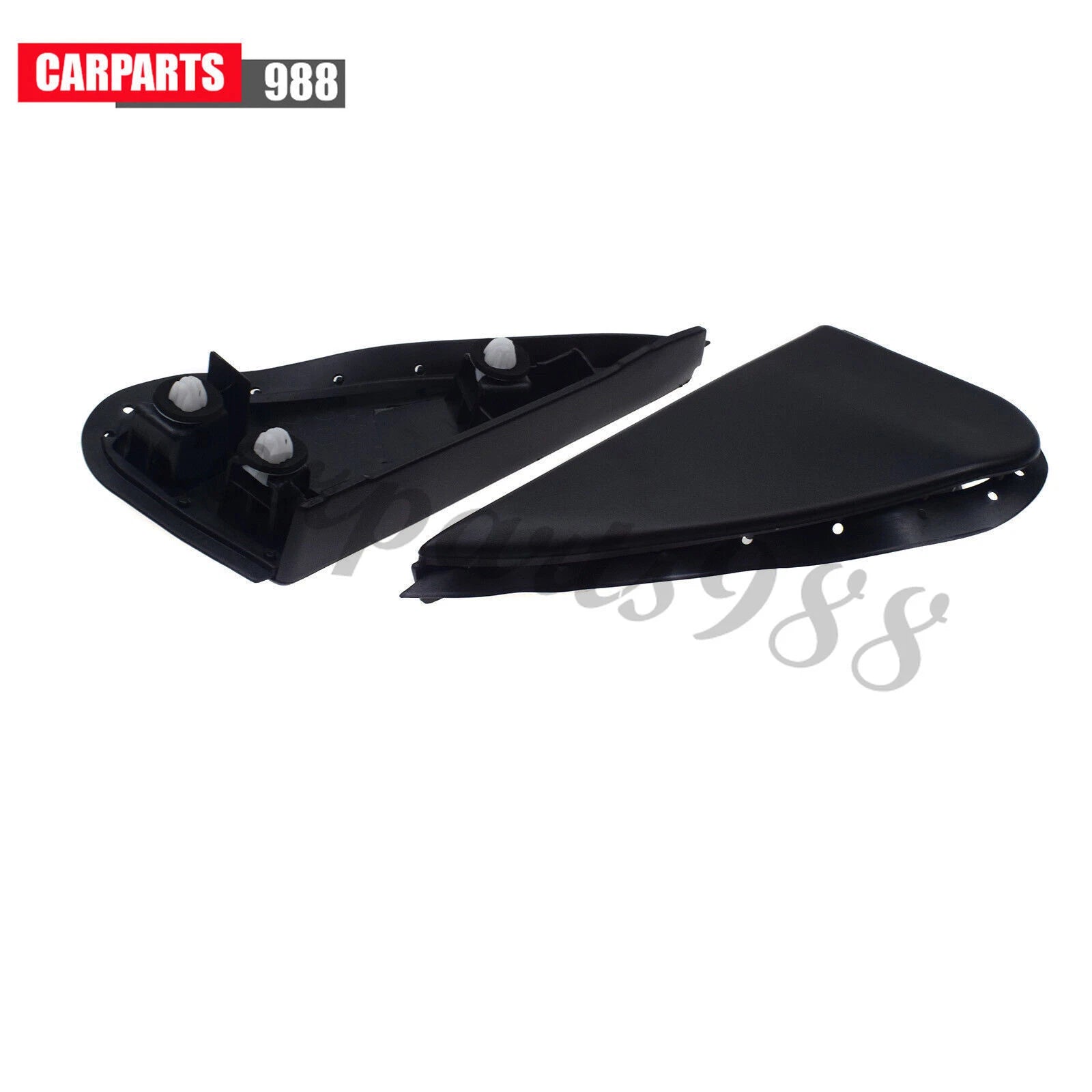 For 2014-2016 Toyota Corolla Pair Rear View Mirror Trim Triangles Corner Molding 6B93BC-57