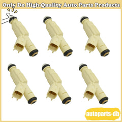 6x Fuel Injectors for Ford Mazda Mercury 0280155861 XS2E-9F593-A5A 6B93BC-57