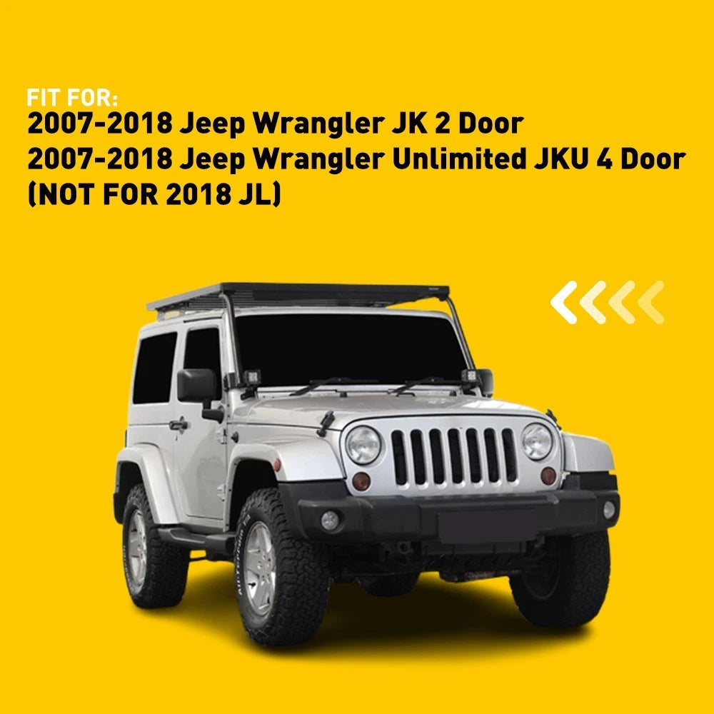 3rd LED Rear Tail Brake Third Light for 2007-2018 Jeep Wrangler JK Clear Lens US 6B93BC-57