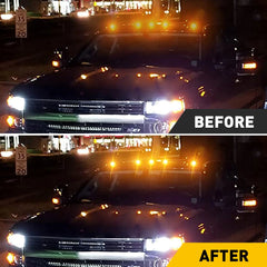 Cab Marker Roof Light Amber LED Running Lamp For Chevy GMC 88-02 Pickup Truck EA 6B93BC-57