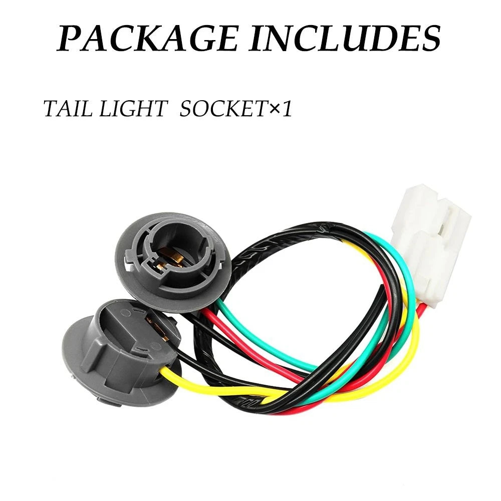 2X For 2009-2013 Kia Forte Taillight Tail Light Lamp Socket Harness 92440-1M200 6B93BC-57