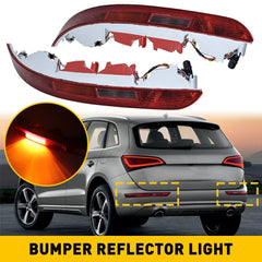 For Audi Q5 2009-2016 Rear Bumper Tail Light Reflector Brake Stop Lamp Red EOA 6B93BC-57