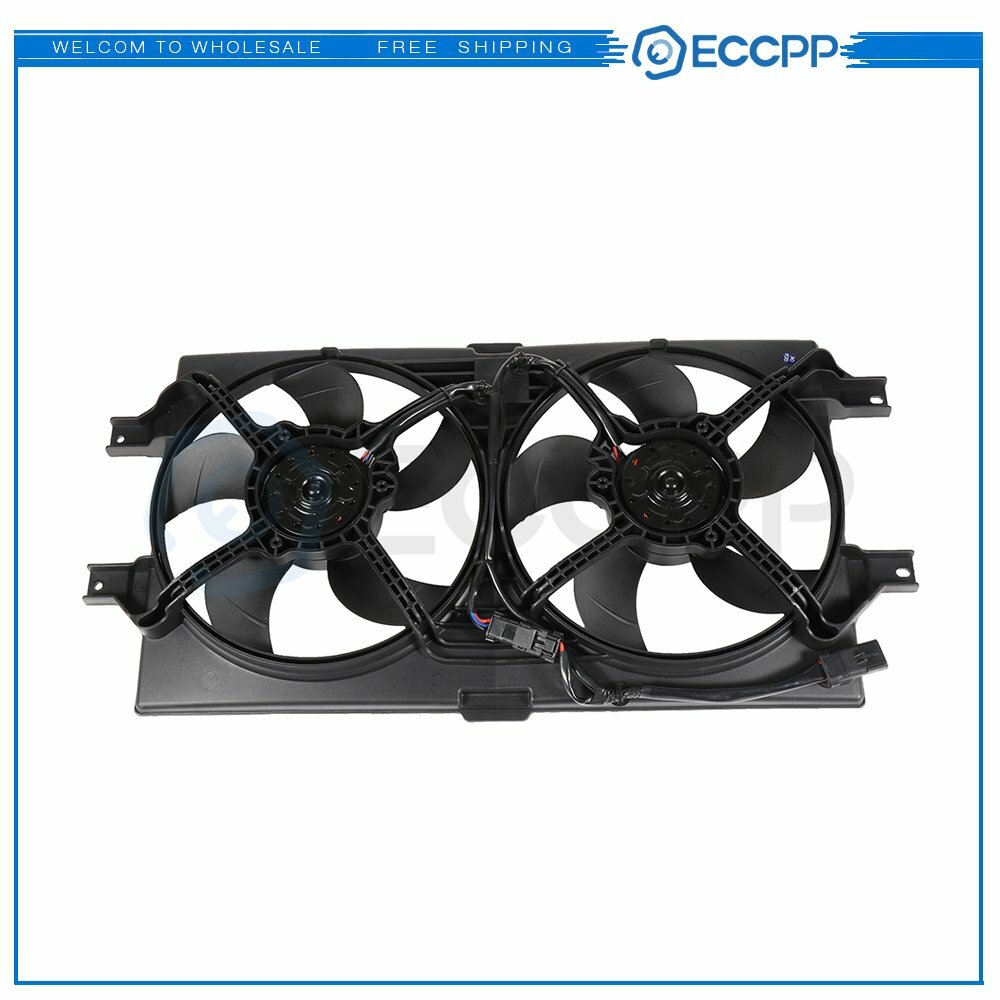 Radiator Condenser Cooling Fan Assembly For 1998-2004 Chrysler Concorde 2.7L 6B93BC-57
