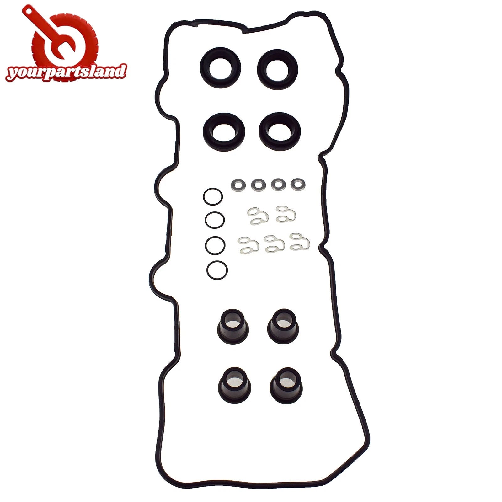 Fuel Injector Seal Rocker Cover Gasket Kit For Toyota Hilux D4D KUN26 1KD-FTV 6B93BC-57