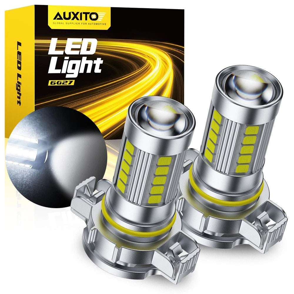 White Bulb LED Fog Light 5202 for Chevy Silverado 1500 2500 HD 2007-2015 6G EOA 6B93BC-57