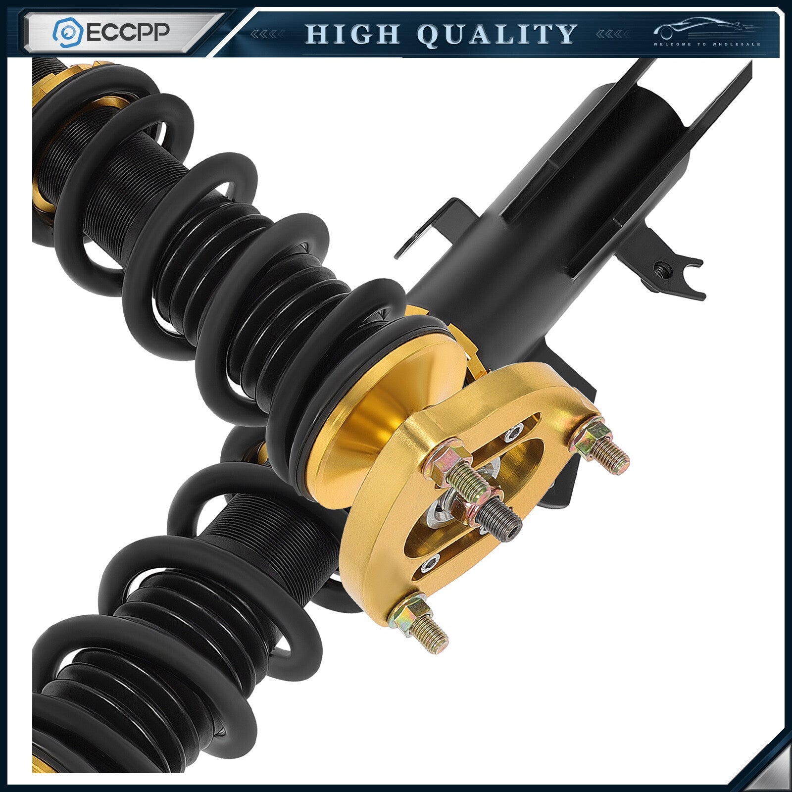 ECCPP Coilovers Suspension Set For Honda Civic 2012-15 Adj. Height Struts Shocks ECCPP