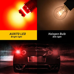 2X 1157 2057 2357 7528 BAY15D LED Bulbs Red Tail Stop Brake Turn Signal Light EA 6B93BC-57
