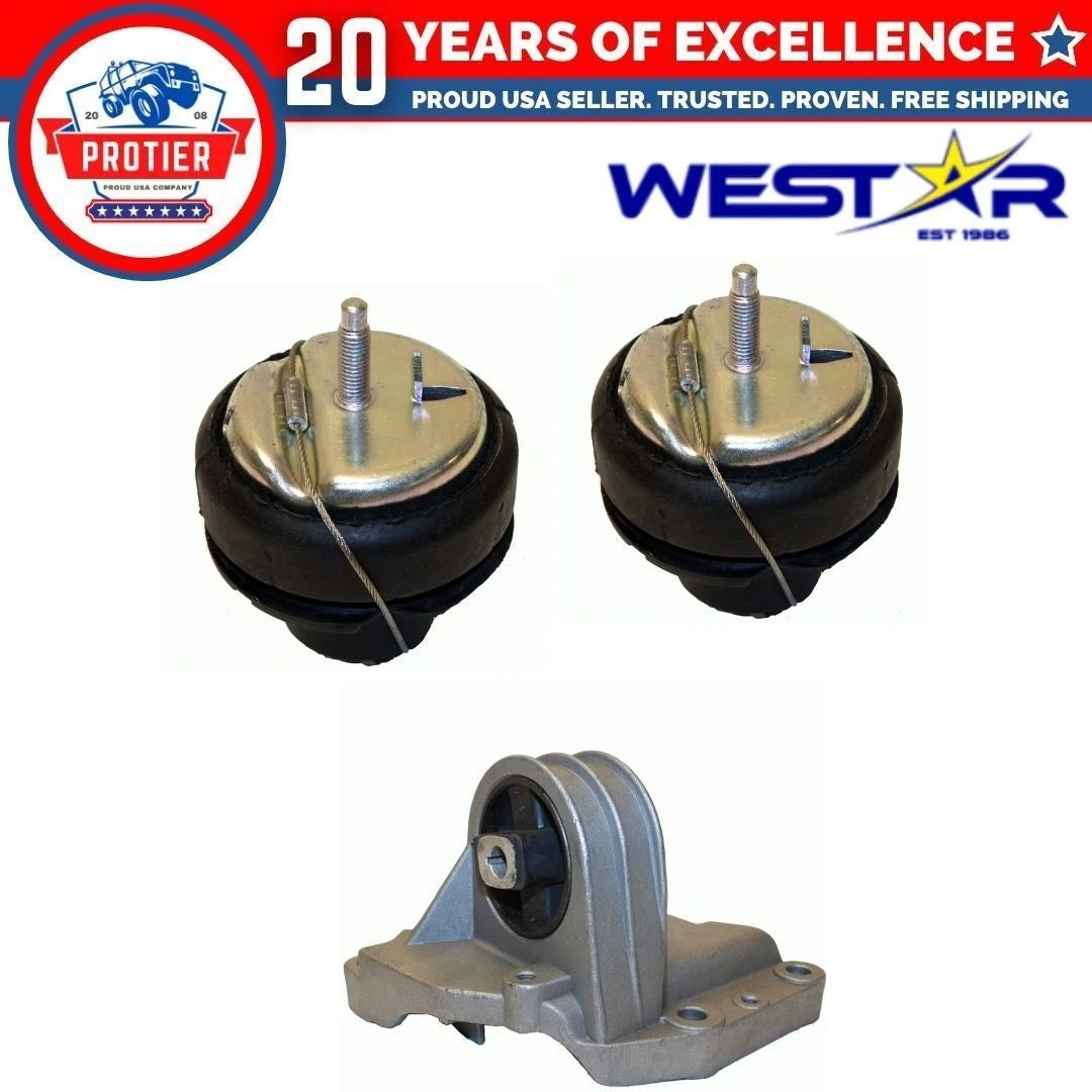 Motor & Torque Strut Mount 5PCS Set Compatible for 99-01 Volvo S80 2.8L / 99-05 6B93BC-57