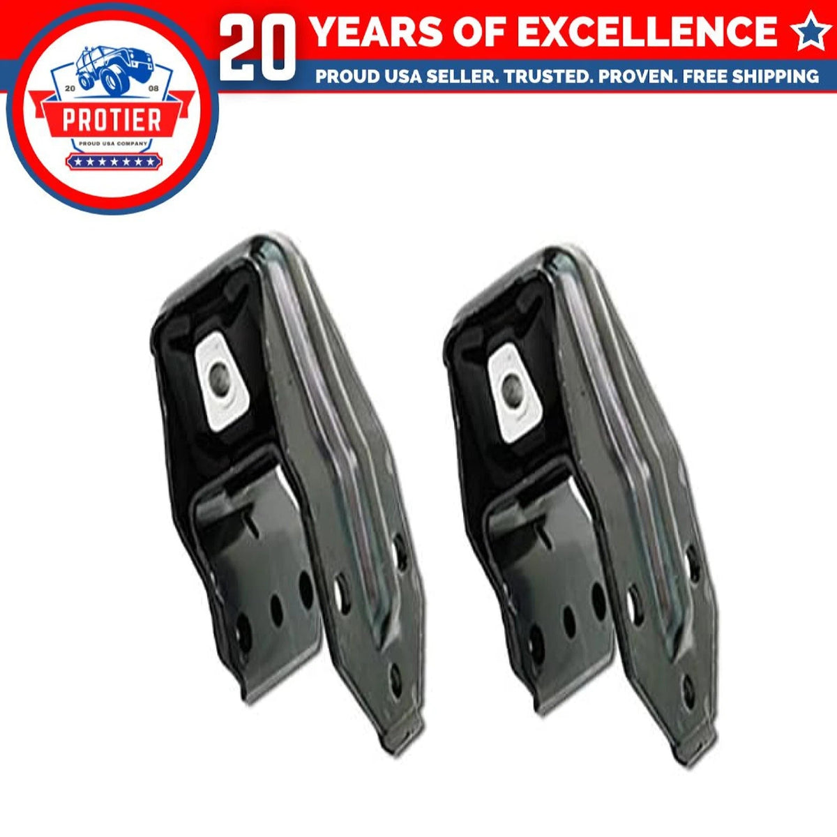 Front L & R Bracket Set Compatible for 2006-2011 Buick Allure/ LaCrosse/ Chevy 6B93BC-57