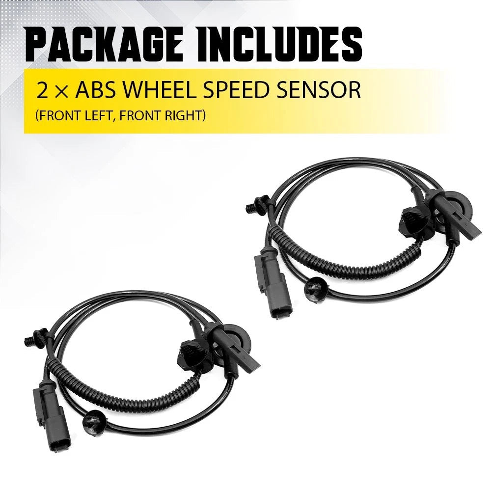 2x ABS Wheel Speed Sensors For 2009-16 Chevy Traverse GMC Acadia Buick Enclave A 6B93BC-57
