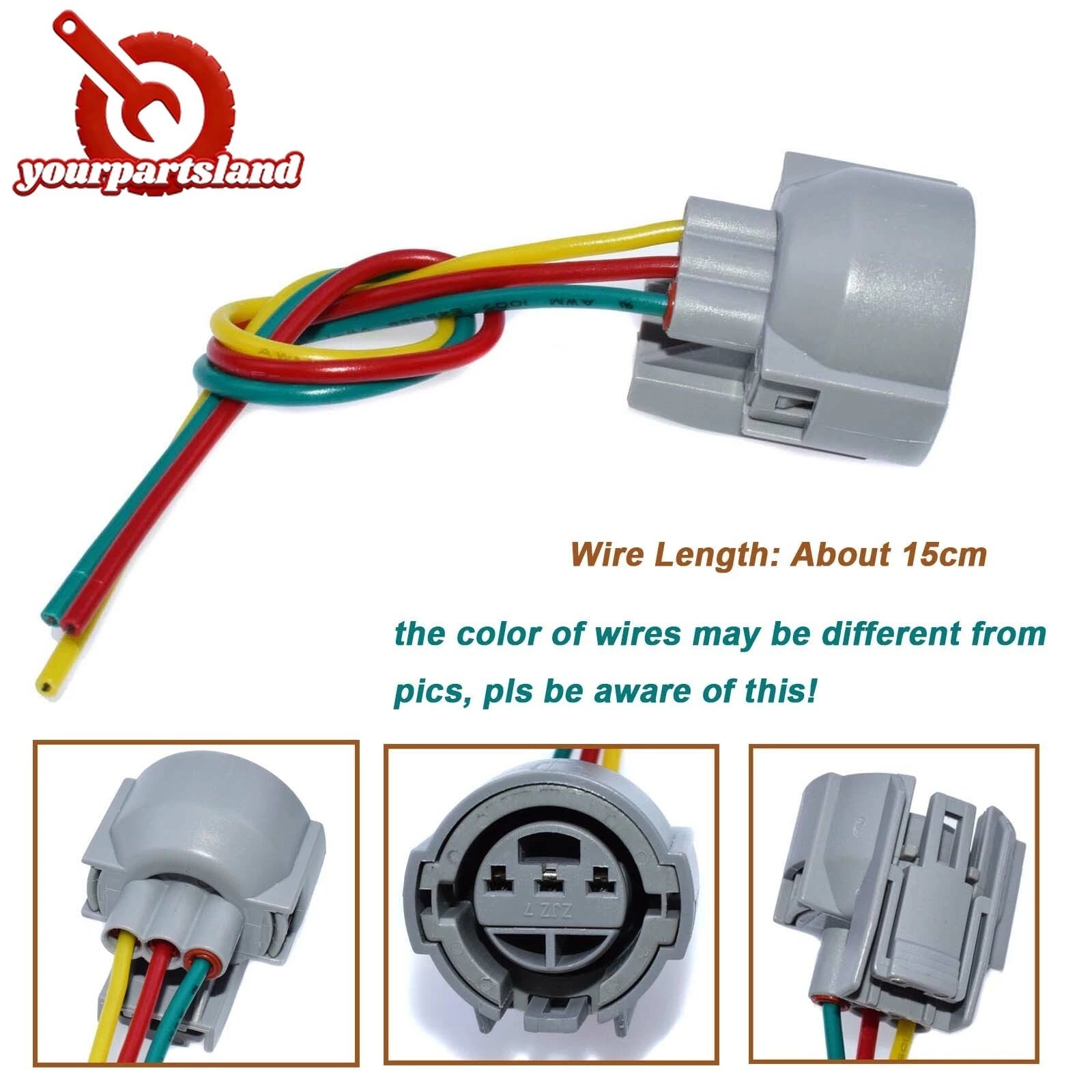 MAP TPS Throttle Position Sensor Connector Plug 3 Wire for Honda Acura B16A 6B93BC-57