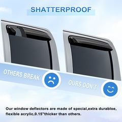 Window Visor Vent Rain Shades Guards Deflectors For 1991-2005 Ford Explorer 6B93BC-57