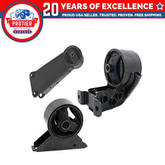 Fits 1995-1996 Hyundai Accent 1.5L SOHC AUTO Trans Engine Motor Mount Set 3PCS 6B93BC-57