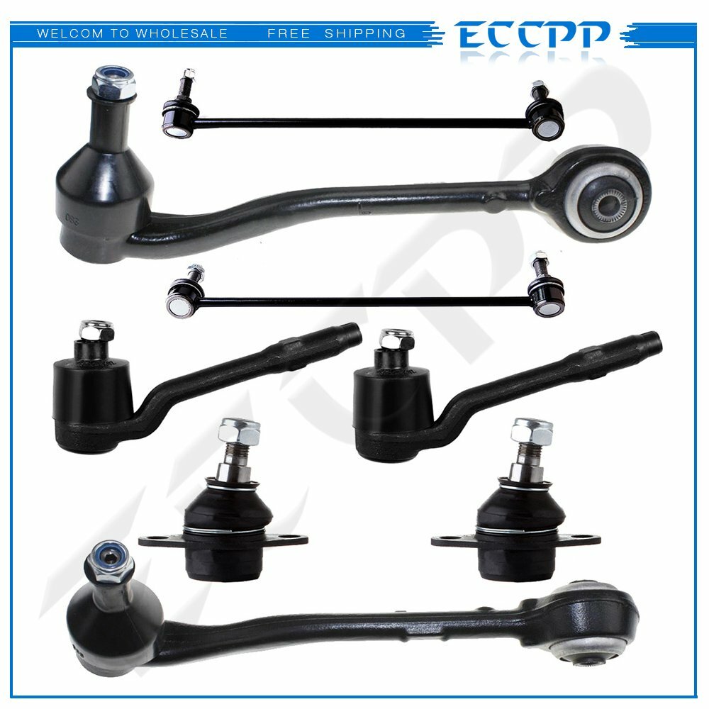 8pcs Suspension Control Arm Ball Joint Tie Rod Sway Bar For 2000-01 02 03 BMW X5 6B93BC-57
