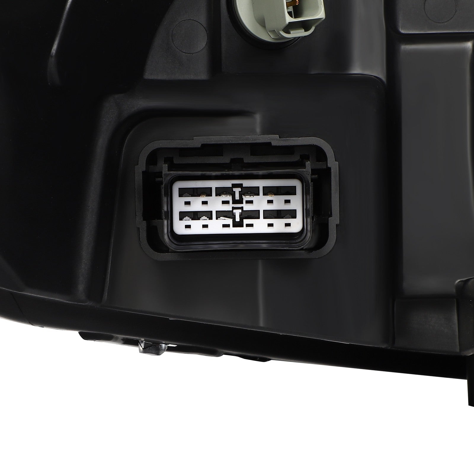Pair Kit Halogen Headlights Assembly For 2010-2012 Ford Taurus 3.5L Black Amber 6B93BC-57