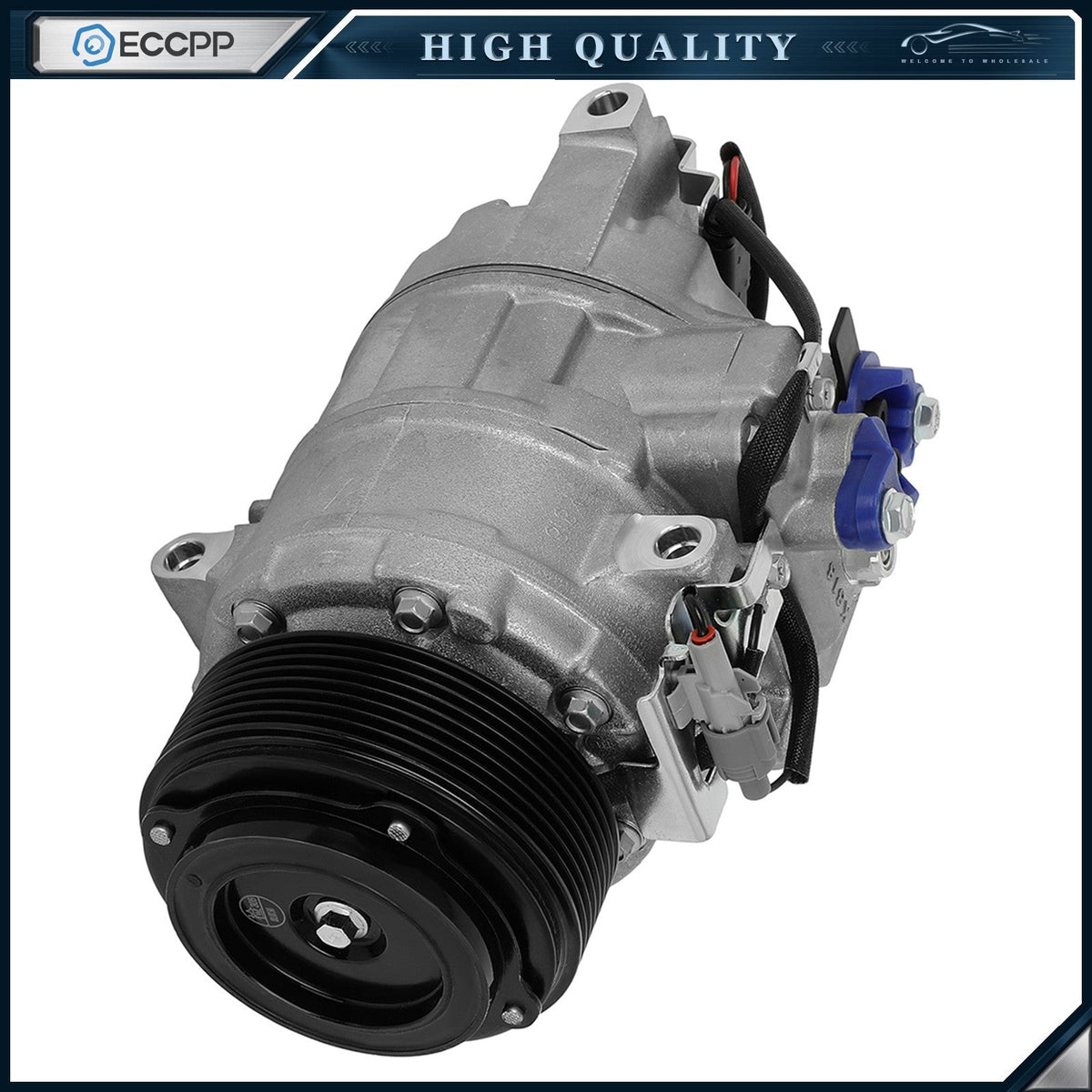 AC A/C Compressor And Clutch Fits BMW X5 3.0L 2011-2013 2014 2015 2017 2018 6B93BC-57