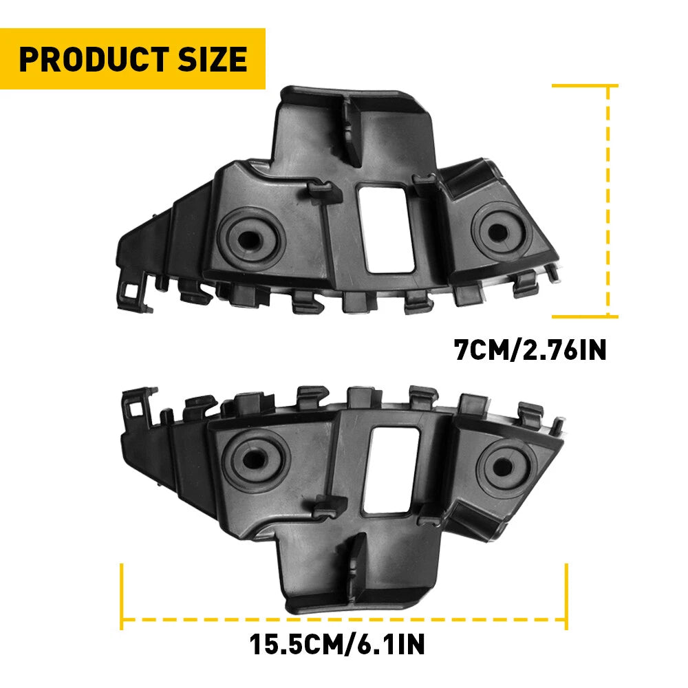 Bumper Bracket Fit For 2011-2014 Volkswagen Jetta Front Driver & Passenger Side 6B93BC-57