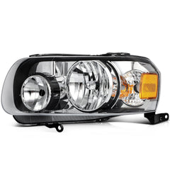 Pair Kit Headlights Assembly For 2005-2007 Ford Escape 2.3了3.0L Black Amber 6B93BC-57