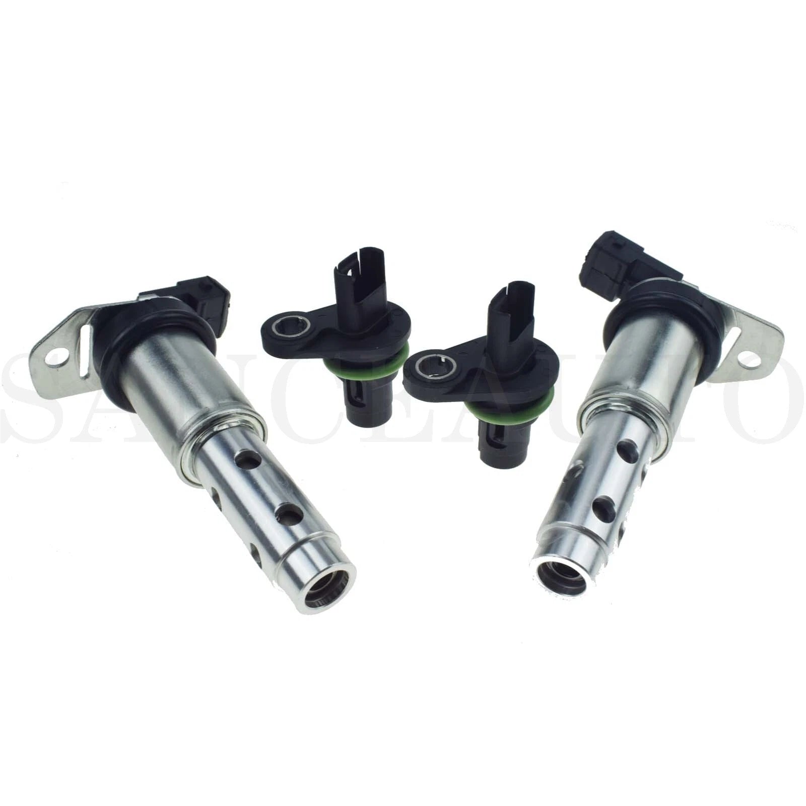 Camshaft Position Sensor & Variable Valve Timing Solenoid 4PCS For BMW N51 N52 6B93BC-57