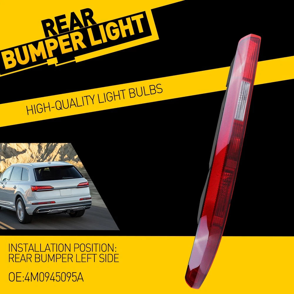 For Audi Q7 2016 2017 2018 2019 2020 LH Rear Bumper Stop Lamp Light Reflector EA 6B93BC-57