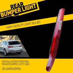 For Audi Q7 2016 2017 2018 2019 2020 LH Rear Bumper Stop Lamp Light Reflector EA 6B93BC-57