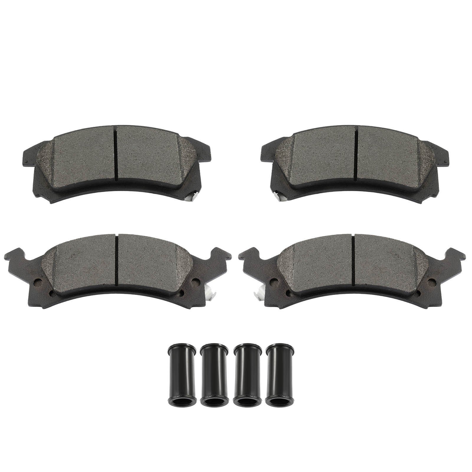 4PCS Front Semi-Metallic Brake Pad For Buick Skylark 1992-1996 Chevrolet Beretta 6B93BC-57
