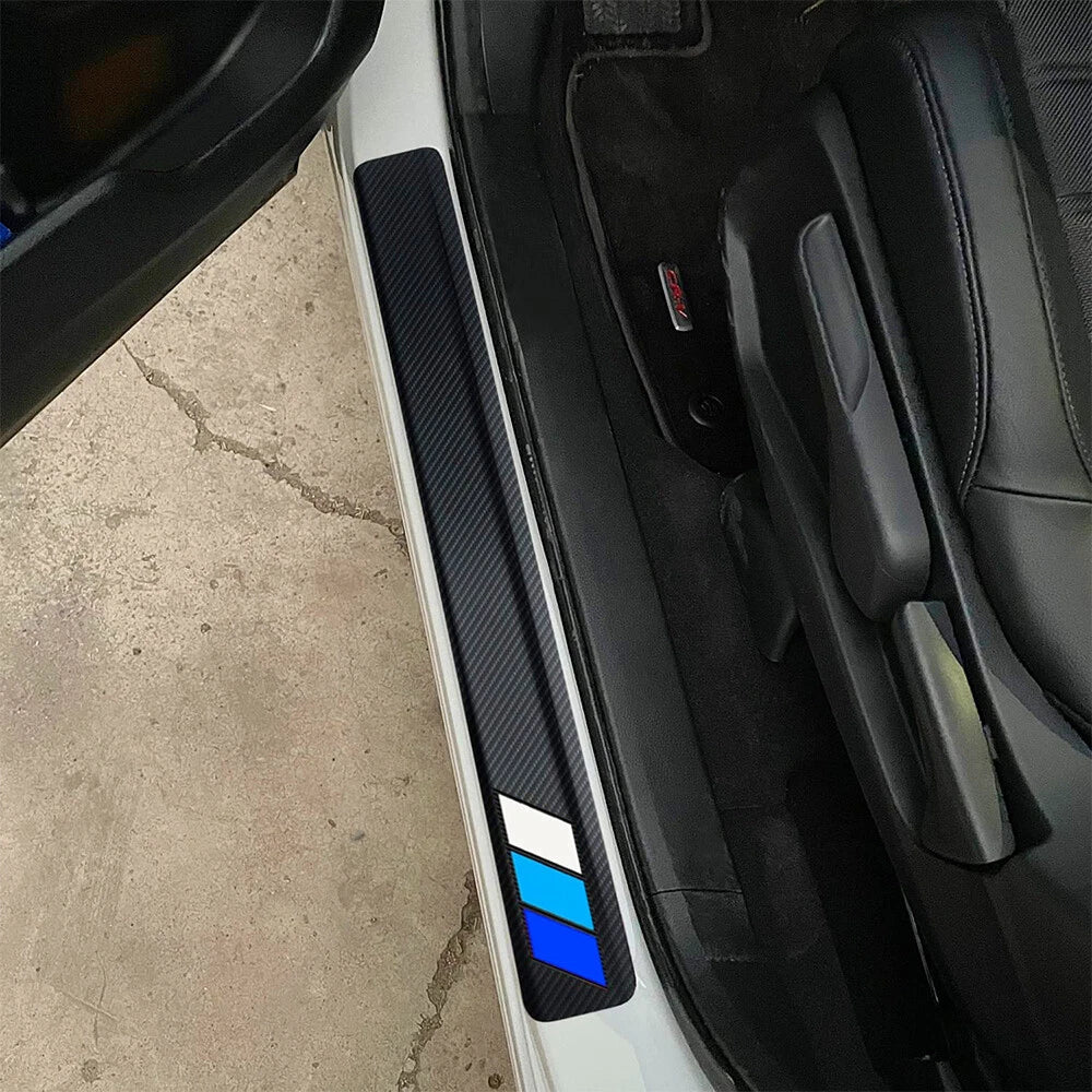 For Toyota Car Door Plate Scuff Sill Cover Anti Scratch Decal Sticker Protector 6B93BC-57
