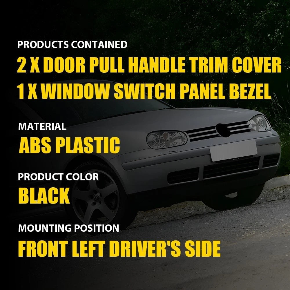 Door Handle Cover Pull Trim Window Switch Panel Bezel For VW Golf MK4 2 Doors EA 6B93BC-57