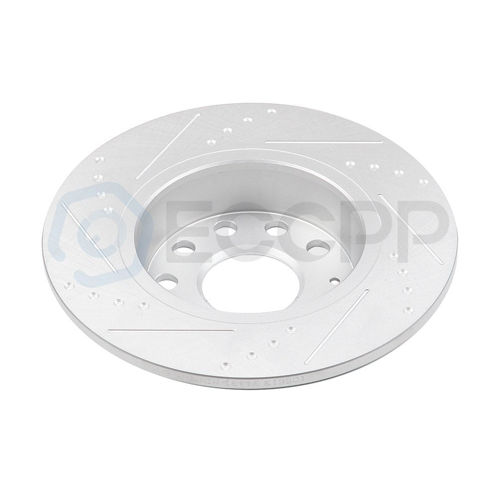Front and Rear Brake Rotors Discs For Audi A3 - 2015 - 2016 Drilled Slotted 6B93BC-57