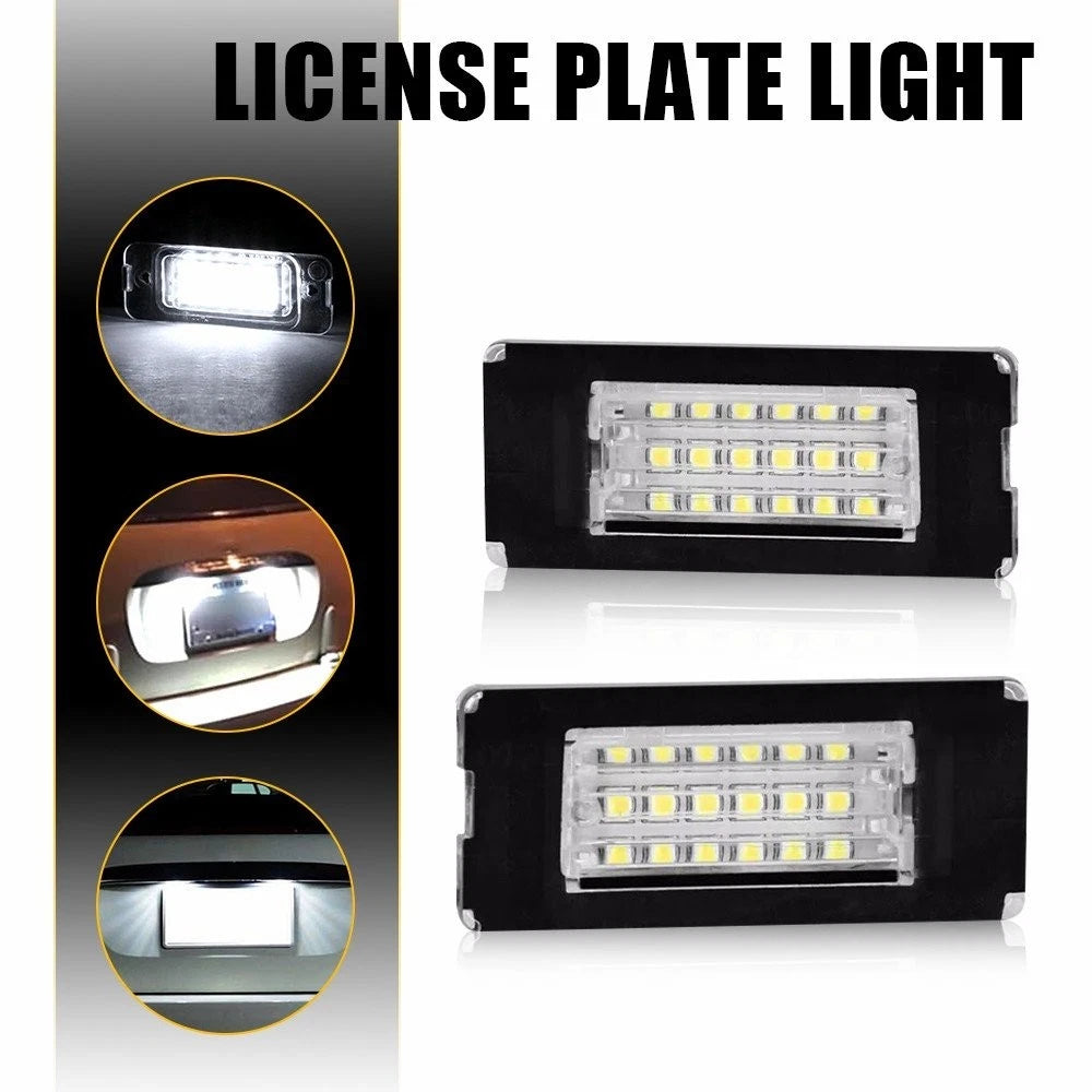 2X LED License Plate Lights White For 2012-2015 Mini Cooper Roadster R59 6000K A 6B93BC-57