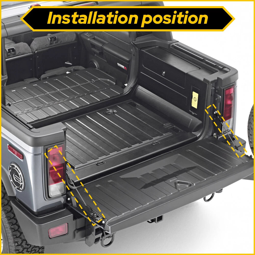 Tailgate Hinges Cables Repair Kit Set Fits 2003-2006 Chevy Silverado GMC Sierra 6B93BC-57