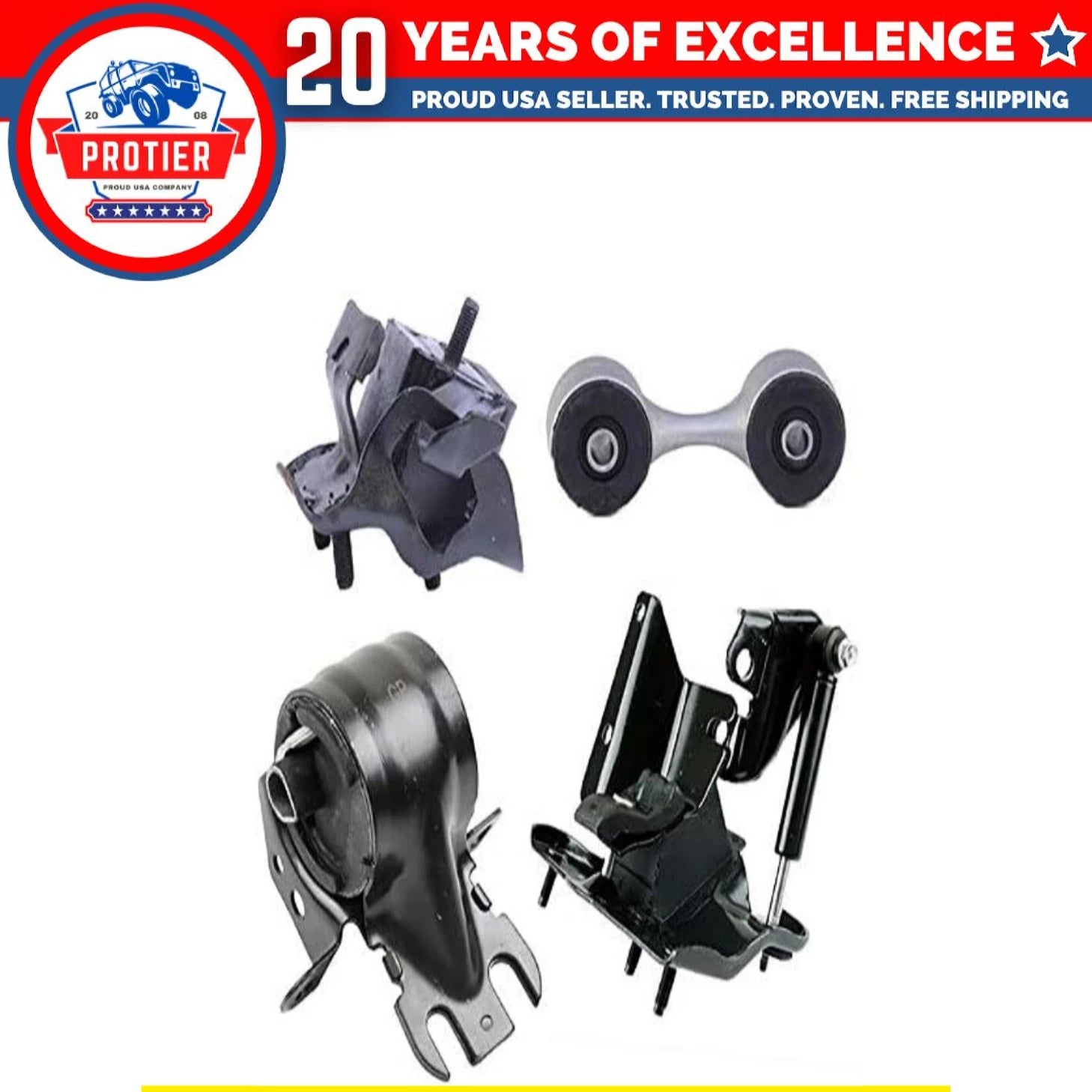 Motor & Trans Mount Set for Buick LeSabre 3.8L 94-99 6B93BC-57