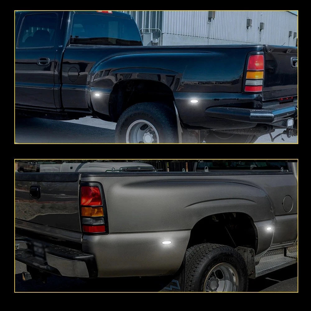 For 2001-14 Chevy Silverado GMC Sierra Dually Bed Led Side Fender Marker Light A 6B93BC-57